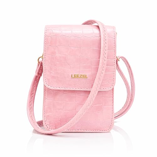 Image of LEEZEL Women's Girls Wallet Sling Bag for Mobile Cell Phone Holder