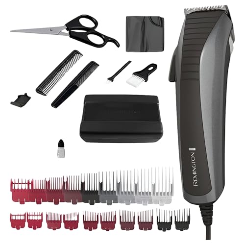 Easy Fade Haircut Kit, Hair Clippers for Men, Tapered and Standard Fixed Combs, Travel Case Included, Black - Taper Lever — Helps Change Lengths for Precise Fading to Achieve an Extra-Smooth Look