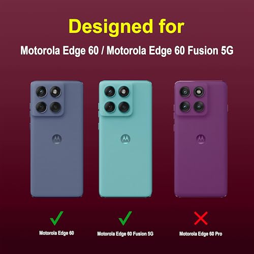 Image of Zapcase Back Case Cover for Motorola Edge 60 | Compatible for Motorola Edge 60 Back Cover | Liquid Silicon Magic Case with Camera Protection | Plum