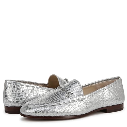 Image of Sam Edelman Women's Loraine Loafer, Soft Silver, 10