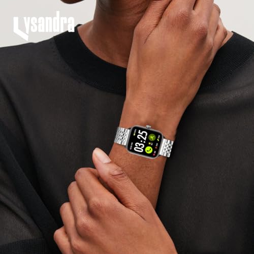 Correa de acero inoxidable 22mm para Spade & Co Health Smartwatch 4 miniatura 6