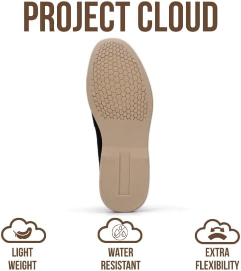 Project Cloud Mens Shoes 100% Genuine Leather Memory Foam Insole Loafers Slip On Shoes for Men - Venetian Men Casual Shoes Loafers for Men (Mark) - Image 4