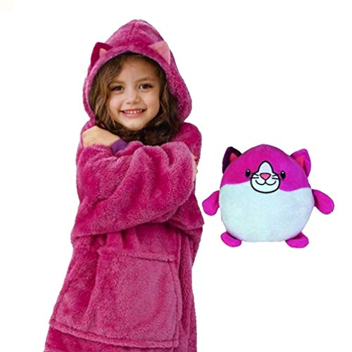 CASKIE Kinder Hoodie Decke Sweatshirt für Mädchen und Jungen 3~6 Jahre,...