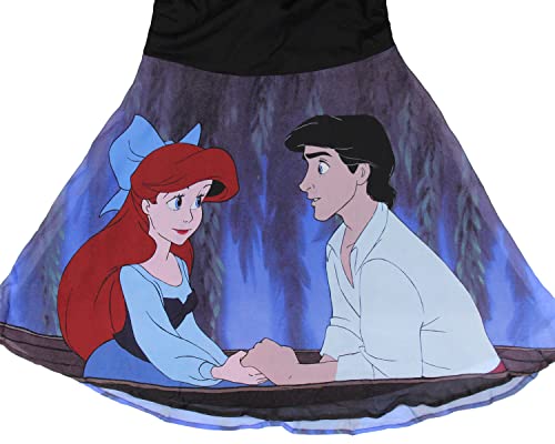 Disney The Little Mermaid Womens' Ariel and Eric Kiss The Girl Skater Dress4