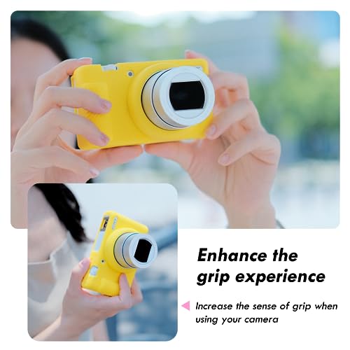 Funda Silicona para Cámara Sony ZV1F ZV-1 II Amarilla miniatura 7