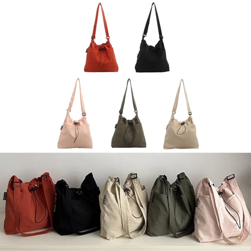 Womens Nylon Crossbody Bag Medieval Shoulder Bag Large Capacity Messengers Bag Student School Bag for Shopping Travel Fashionable cloth bag work shoulder bag large capacity tote bag class co2