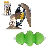 Rolflex PRO Leverage Compression High Density Foam Roller and Green Contoured Foam Roller