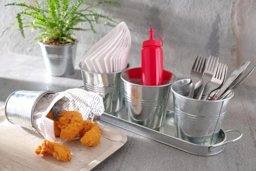 HENDI Serviertablett, AmberBox, Schock- und bruchfest, flachem Rand, Gastro Tablett, Tablett, 370x530mm, Melamin, Holz dunkel