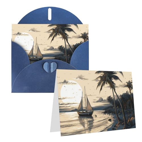 LHDGBWC Thinking of You J[h t 󔒂̃O[eBOJ[h 4x6 m[gJ[h Happy BirthdayJ[h @̃O[eBOJ[h p TL[J[h V̖ ނ {[g xr[V[J