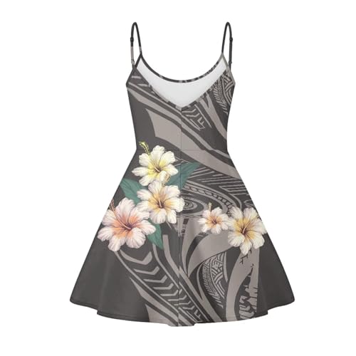 Image of Spaghetti Strap Midi Satin Dresses Summer Sleeveless Sundree Women Girl Beach Party Swing Dress