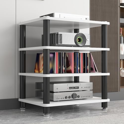 Soporte de audio HiFi modular de 3 niveles con baldas antivibración