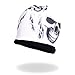 Hot Leathers Ghost Skull Sublimated Beanie (Black, One Size)