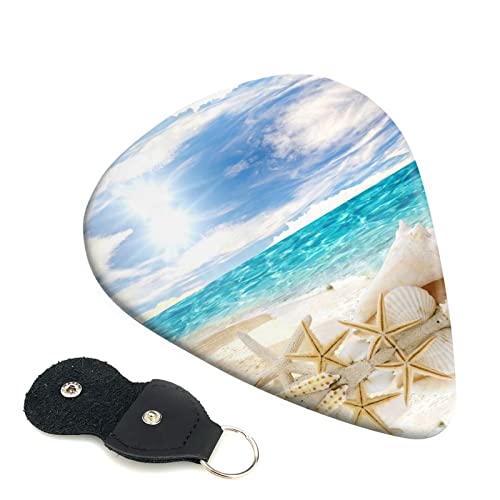 Ocean Beach Lot de 6 médiators pour guitare acoustique, guitare électrique, basse, ukulélé – fins, moyens et épais - Les Beatles, Paul McCartney, John Lennon, RIngo Starr, George Harrison Ocean Beach Lot de 6 médiators pour guitare acoustique, guitare électrique, basse, ukulélé - fins, moyens et épais