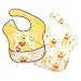 Bumkins Disney Winnie The Pooh SuperBib, Baby Bib, Waterproof, Washable, Stain and Odor Resistant, 6-24 Months, 2-Pack - Hunny
