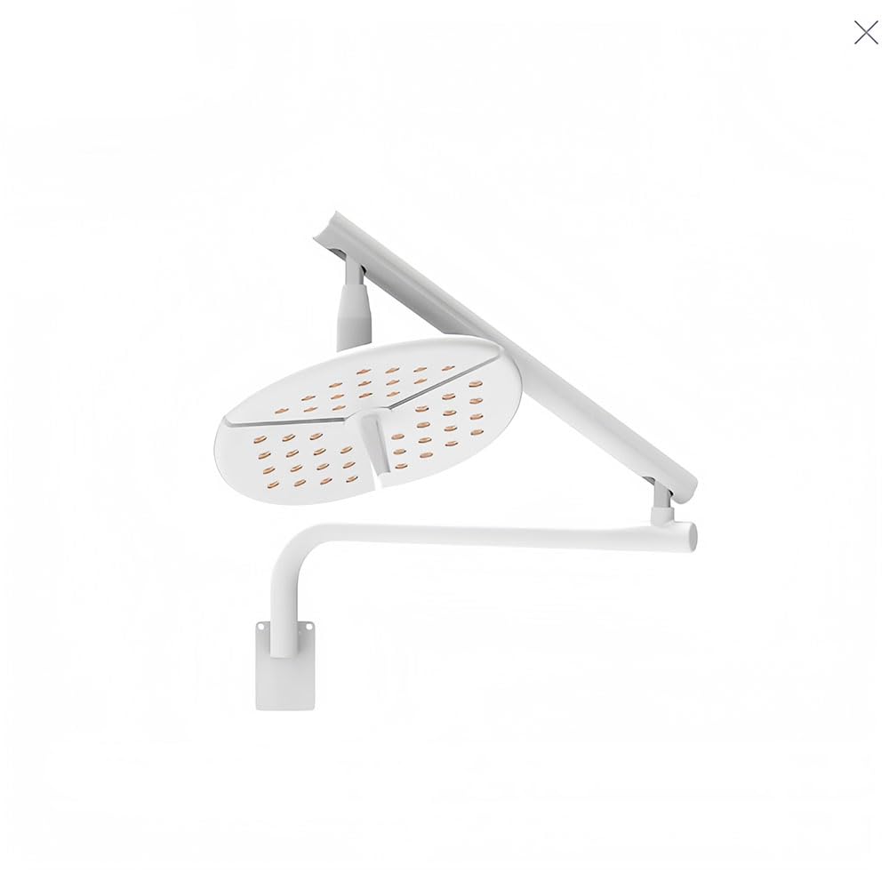TDOUBEAUTY LED Surgical Examination Light, 40cm Panel, 60W, 180° Rotation, Wall-Mounted Adjustable Arm