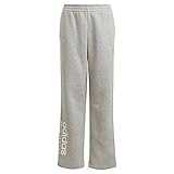 Breite Passform adidas, All Szn, Jogginghose, Mittel Grauer Heather/Weiß, 1314, Kind