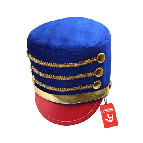 Nicky Bigs Novelties Morph Nutcracker Hat Adult, Nutcracker Tree Topper - Toy Soldier Hat, Ringmaster Hats, Ring Leader Hats - Ringmaster Costume Accessory Adjustable Size