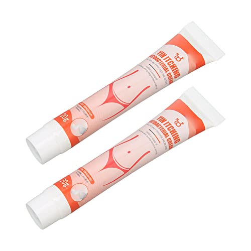 Paquete de 2 Ungüentos para Picazón en el área íntima de las Mujeres, Crema Vaginal de 0.7 Oz para el Cuidado Femenino Alivio Suave y Rápido de la Picazón Vaginal Olor Irritación Quema Crema para Cover