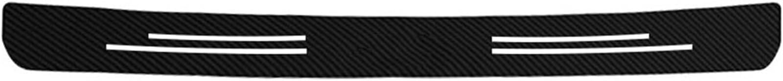 rear bumper protector Car Rear Trunk Guard Carbon Fiber Car Rear Trunk Door Sill Bumper Guard Protector Sticker For Q3 F3B 8UG 8UB