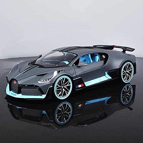 Bugatti Divo Diecast Metal Pullback Toy Car with Openable Doors & Light, Music Boys Car for Kids Best Toys Gifts Toys for Kids,Multicolor