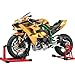 Wooptoothy 1/6 Scale Alloy Dynamic Motorcycle Model with Ignition System and Smoke Spray, Diecast Racing Motorbike Gift for Collectors & Motorcycle Enthusiasts