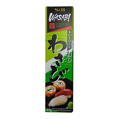 [ 43g ] S&B Wasabi Paste (Kren / Meerrettich Paste mit japanischem Wasabi)