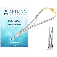 ARTMAN CarbideForceTM Mathieu Orthodontic Pliers 5.5" TC Ligature & Separator Placing Instrument Orthodontic Lace back tightener