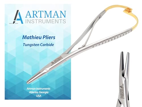 ARTMAN INSTRUMENTS Mathieu Ligature Elastic Placing Pliers 5.5