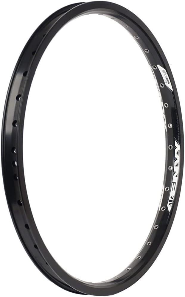 SunRingle Sun Envy Front 20" 36 Holes Schrader Valve Rim, Black