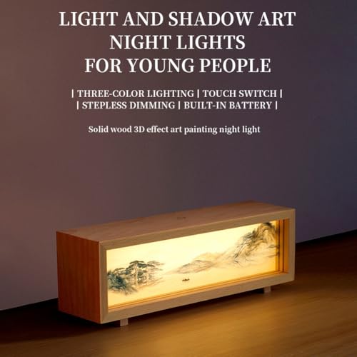 Lumière de nuit artisanale LED USB : déco de bureau cosy - 4