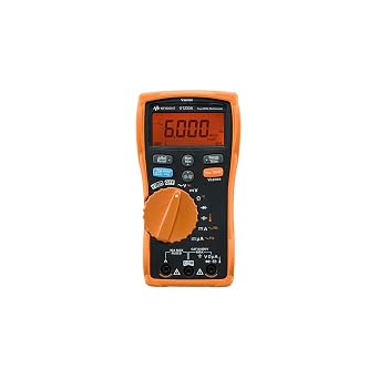 Keysight U1233A Digital Multimeter, True RMS 6000 Count, CAT III 600V, Built-in Flashlight, Orange