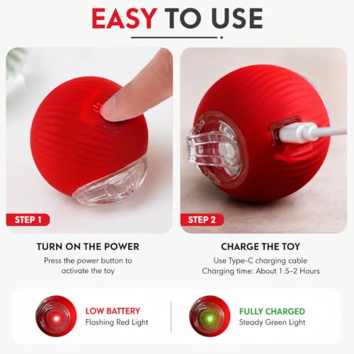 BlingPets Interactive Cat & Dog Toy Ball - Image 6