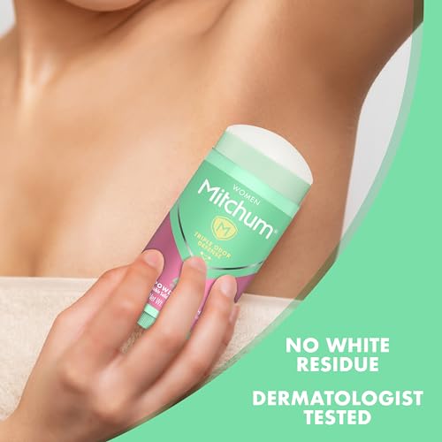 Image of Mitchum Women's Antiperspirant Deodorant Gel Stick, Powder Fresh Scent, 48HR Sweat & Odor Protection, Triple Odor Defense, Alcohol-Free, 3.4 oz (Pack of 2)