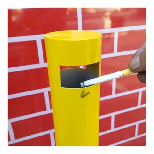 Cenicero al aire libre de pie robusto con papelera integrada para comunidades 4