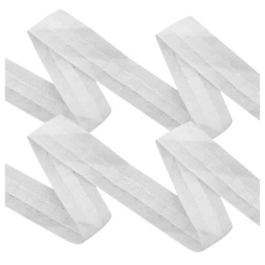Gardinenband Kräuselband,30M*2.5cm Vorhangband Polyester,Vorhang Faltenband,Universalband Weiß Gardinen,Überschrift Band für Gardine Haken