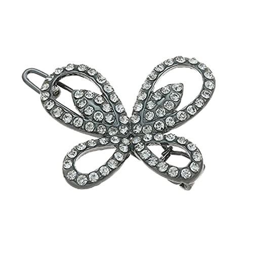 Image of Young & Forever Gift Special Fashion Celestial Stars Flower Butterfly Gold Plated Crystal Barrette Hair Clip /Pin Hair Accessories for women