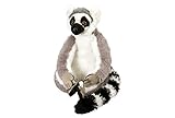 Wild Republic-10948 Peluche Lémur Catta Cuddlekins, Color Beige (10948)