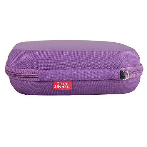 Hermitshell Hard Travel Case For Silensys E7 / Purelysound E7 / Movssou E7 / Cowin E7 / Tapela E7 / Audonia E7 Active Noise Cancelling Bluetooth Headphones (Purple) #TOP3