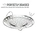 Goodful All-In-One Pot, Multilayer Nonstick, High Performance Cast Dutch Oven With Matching Lid, Roasting Rack And Turner, Made Without PFOA, Dishwasher Safe Cookware, 4.7-Quart, Blue Mist