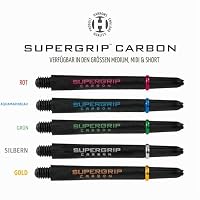 Harrows Darts 3 x Sätze von Carbon ST Dartschäften - 9 Dartschäfte insgesamt - Erhältlich in 3 Größen - Robustes Carbon-Verbundmaterial - Mittel Rot – Ansicht 4