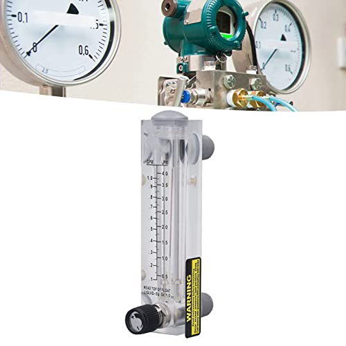 Panel Type Liquid Flowmeter 0.1-1GPM Adjustable Knob for Water Liquid Flow Measurement in Industrial Laboratory HVAC Systems by FTVOGUE - Used condition - Image 4