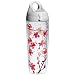 Tervis Springtime Blossom Wrap Water Bottle with Grey Lid, 24-Ounce, Garden Party