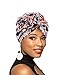 Turban motif africain avec nœud - Pack de 1, 2 ou 4 turbans pour cheveux - - Taille unique