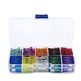 Yosoo 100pcs Standard Fuse Assortment Kit-2,3,5,7.5,10,15,20,25,30 35 Amp-ATC Blade Fuses for Cars Trucks Boats
