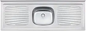 Pia de Apoio Tramontina New Raggi 40 em Aço Inox 150x52 cm