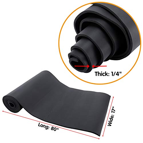 Image of Artilife Closed Cell Foam Roll, Easy to Cut into Foam Sheets & Foam Pads for Sound Insulation, Cushion & DIY Projects (1 /4 inch T x 17 inch W x 80 inch L)