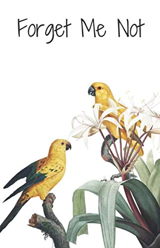 Forget Me Not: Internet Password Organizer book small 5.5 x 8.5 | Small Password Journal and Alphabetical Tabs Password Logbook | Logbook To Protect ... password | Simple Password Keeping Logbook