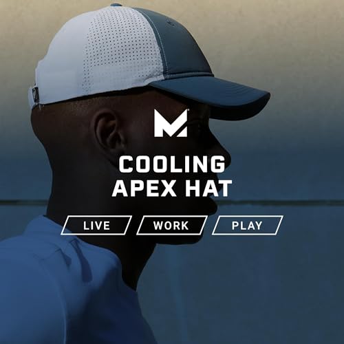 Image of MISSION Cooling Apex Hat - Unisex Baseball Cap - Lightweight & Adjustable - Cools Up to 2 Hours - UPF 50 Sun Protection