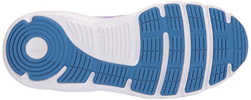 Under Armour Girls' Grade School Assert 9 Sneaker, (106) Halo Gray/White/Vivid Lilac, 3.5 Big Kid #TOP3