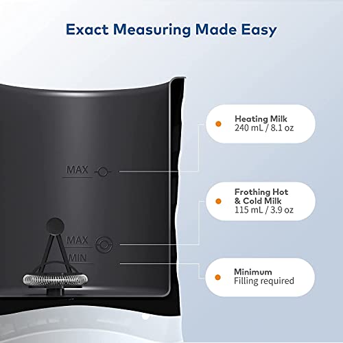 ZRBD-ds Frotura de Leche, vaporizador eléctrico de Leche para la Espuma de Leche Caliente y fría, Control de la estriba… - Imagen 6